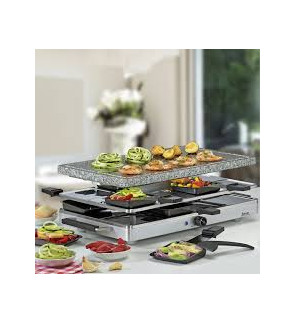 Spring Swiss Design: Spring Classic raclettegrill met granieten plaat / 8 personen