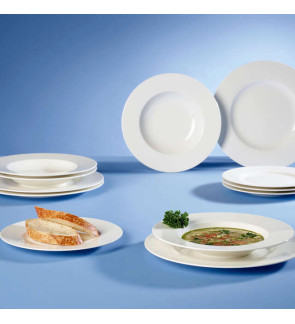 Villeroy & Boch: Wonderful world Set de 3x4 Assiettes en porcelaine