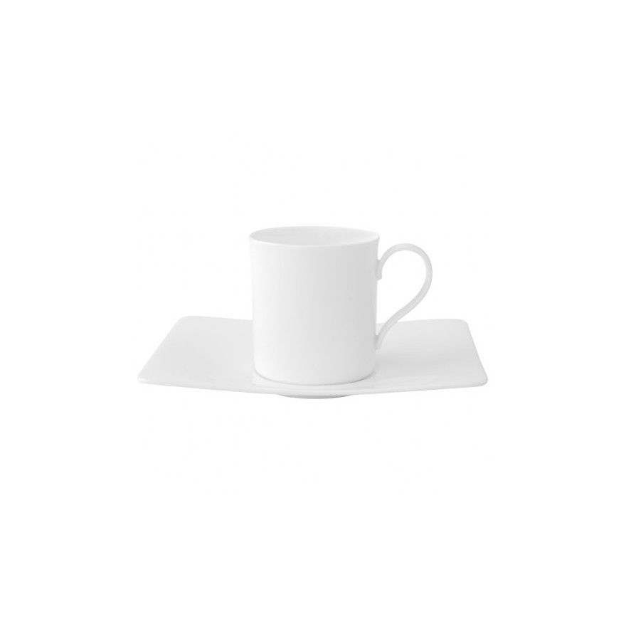 Villeroy & Boch: Modern Grace Tasse à café avec soucoupe 2 pièces