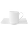 Villeroy & Boch: Modern Grace Tasse à café avec soucoupe 2 pièces