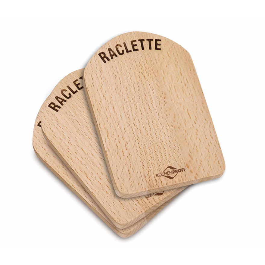 Küchenprofi: Set de 4 planches à raclette