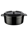 Lava: Cocotte en fonte noire 28 cm