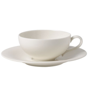 Villeroy & Boch: New Cottage Basic Tasse à thé avec soucoupe 2 pièces