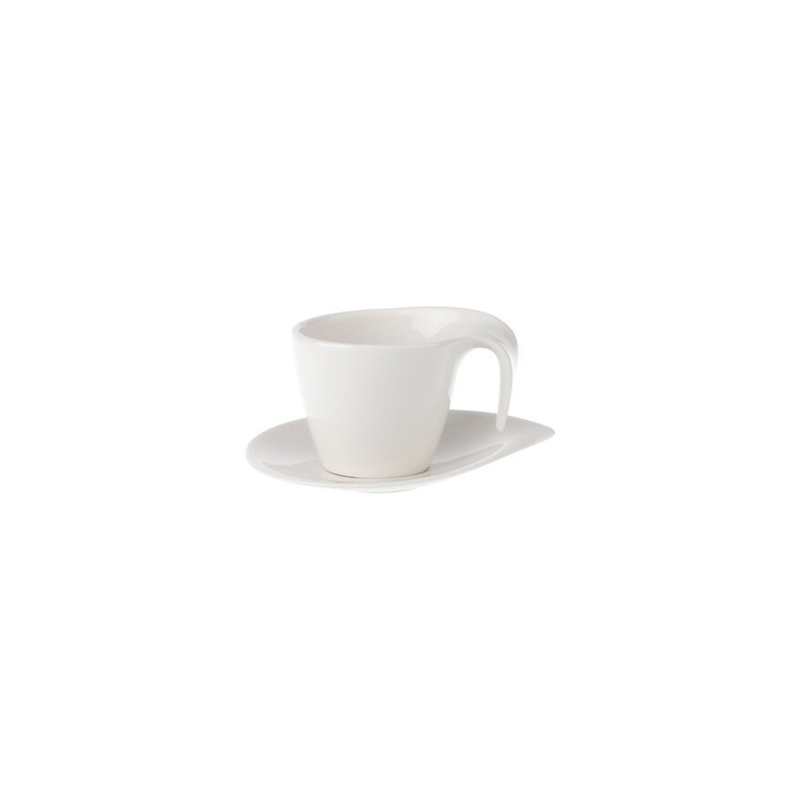 Villeroy & Boch: Flow Tasse petit-déjeuner avec soucoupe 2 pièces