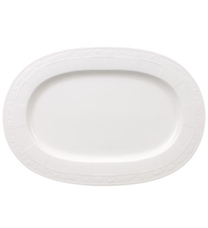 Villeroy & Boch: White Pearl Plat ovale 41 cm