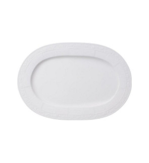 Villeroy & Boch: White Pearl Plat ovale 35 cm