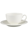 Villeroy & Boch: White Pearl Tasse petit-déjeuner avec soucoupe 2 pièces