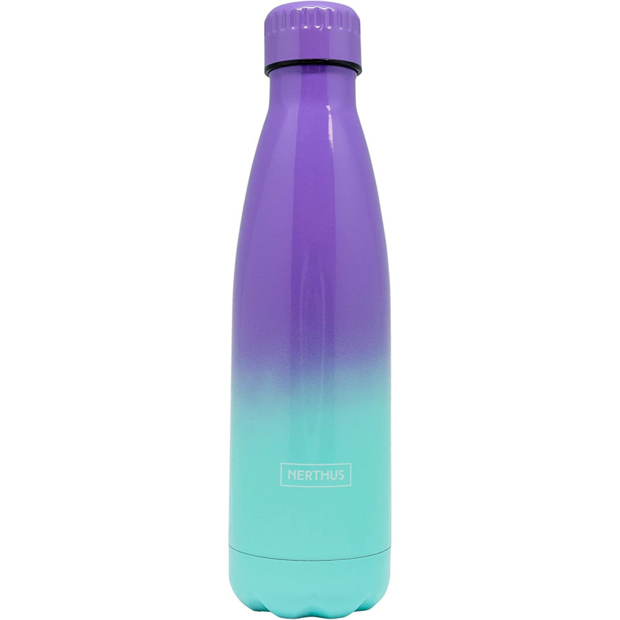 Nerthus: 500ml Thermosfles Bicolor purple-Blauw