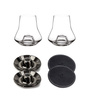 Peugeot: Atmosphère Set duo de dégustation Whisky socles noirs