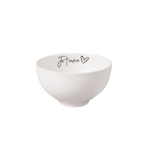 Villeroy & Boch: Statement Bol "Je t'aime" 14 cm.