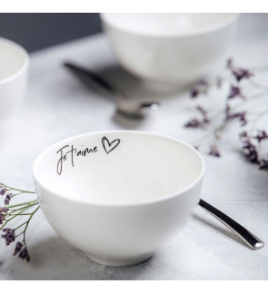 Villeroy & Boch: Statement Bol "Je t'aime" 14 cm.