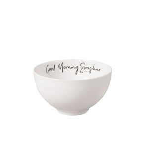 Villeroy & Boch: Statement Bol "Good morning Sunshine" 14 cm.