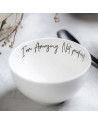 Villeroy & Boch: Statement Bol "I am amazing not perfect"   14 cm.