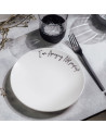 Villeroy & Boch: Statement  dessertbord "I am amazing not perfect"  21 cm.