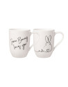 Villeroy & Boch: Statement Set de 2 Mugs "Some bunny loves you" 30 cl