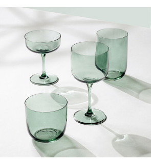 Villeroy & Boch: Like Sage set van 2 long drink glazen 39 cl