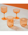 Villeroy & Boch: Like Aprikot set van 2 long drink glazen 39 cl