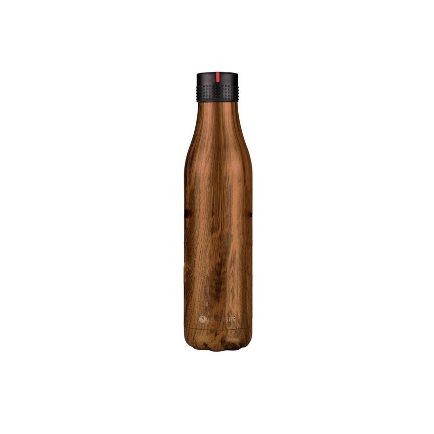 Les Artistes: Isothermische fles 500 ml wood color