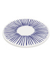 Zassenhaus: Nordic sous-plat céramique 20 cm lignes bleues bleus