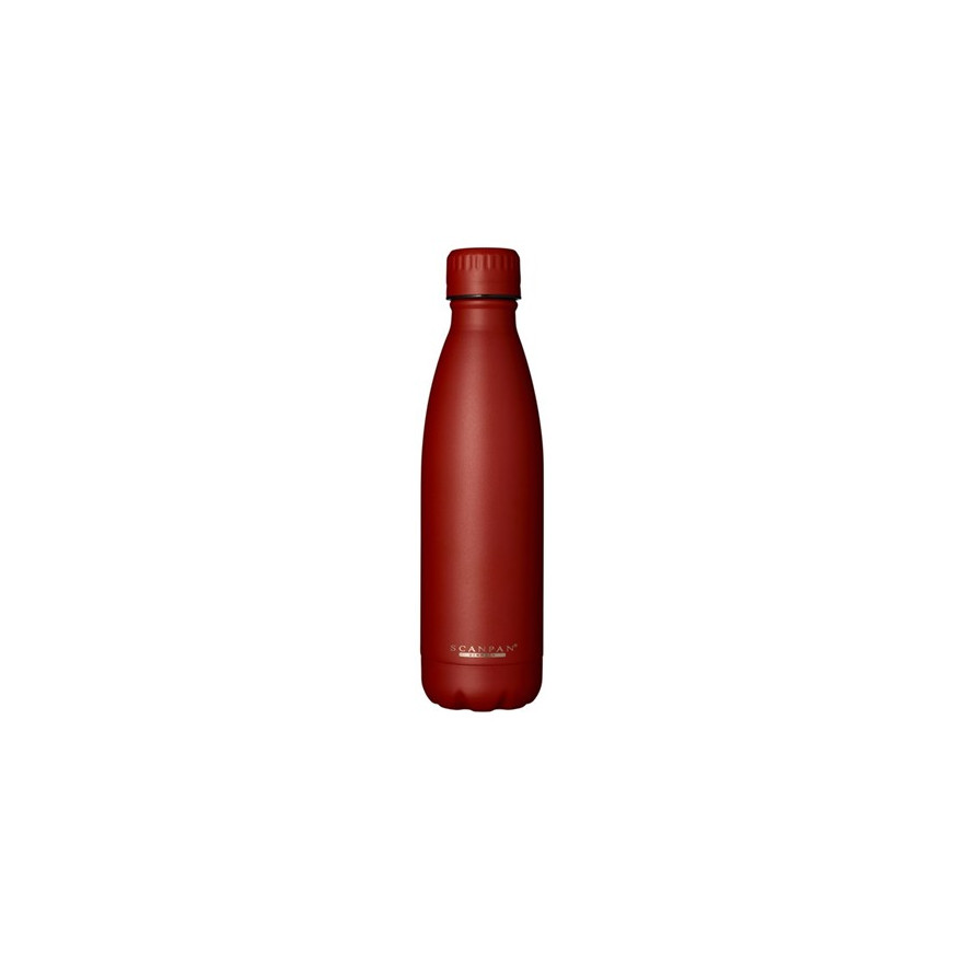 Scanpan: TOGO Geïsoleerde fles 500ml Rood