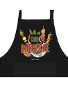 Winkler: Tablier noir "Barbecue"