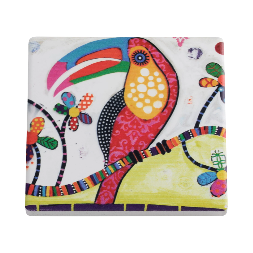 Maxwell & Williams: sous-verre smile style "Toucan" en céramique