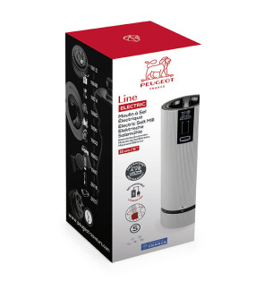 Peugeot: Moulin à sel Line électrique rechargeable U'select aluminium 15 cm