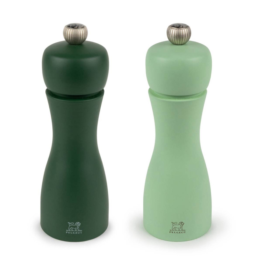 Peugeot:  Tahiti Duo Groene Peper- en Zoutmolens 15 cm (2 stuks)