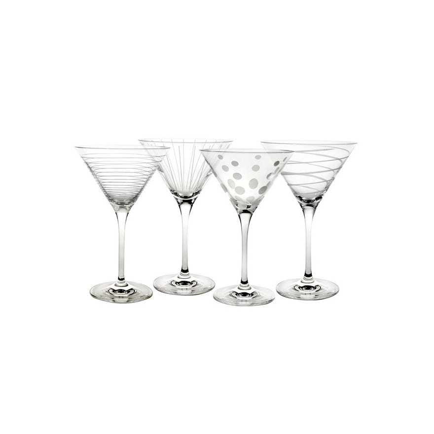 Mikasa: Set de 4 Verres à Cocktail-Martini 30 cl