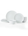 Mikasa: Chalk Set van 12 Delige Fine China Bone Dinnerware