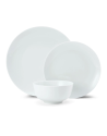 Mikasa: Chalk Set van 12 Delige Fine China Bone Dinnerware