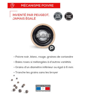 Peugeot: Paris U'Select Graphite Moulin à poivre 15 cm