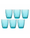 Rose & Tulipani:   Amami Turquoise Kleurrijk Water/Sap Glas