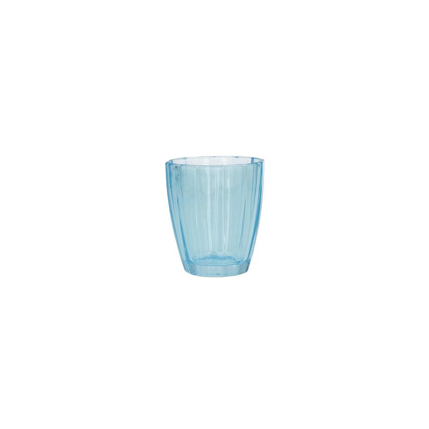 Rose & Tulipani:  Amami Zee blauw Gekleurd Water/Sap Glas