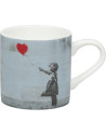 Konitz: Tasse expresso & soucoupe "Girl with Balloon" Banksy 9,5 cl