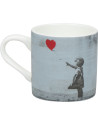 Konitz: Tasse expresso & soucoupe "Girl with Balloon" Banksy 9,5 cl