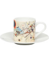 Konitz:  Tasse expresso et sous-tasse « Komposition 8 » Kandinsky 9,5 cl