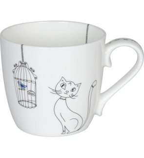 Konitz:  Mug Cat & Bird 42 cl