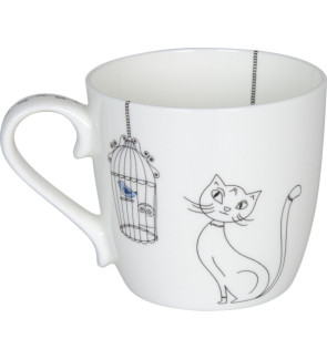 Konitz:  Mug Cat & Bird 42 cl