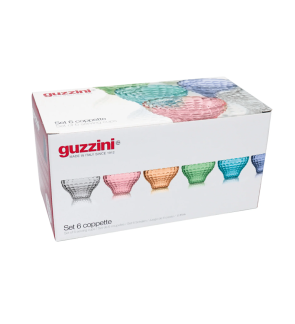 Guzzini: Tiffany Set de 6 coupelles