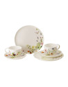 Rosenthal: Coffret de 2 assiettes dessert et 2 tasses & soucoupes Brillance Grand air