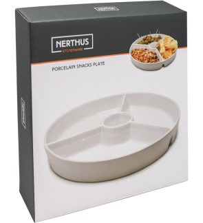 Nerthus : Plat apéritif en porcelaine