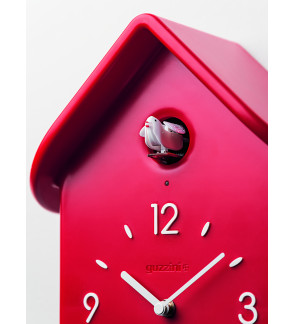 Guzzini: Horloge à coucou rouge