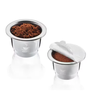 Gefu: Set de 2 Capsules à café réutilisables en inox