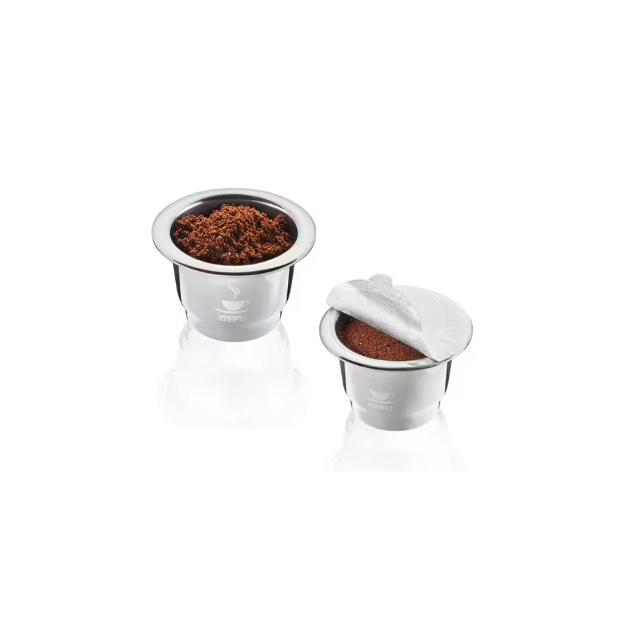 Gefu: Set de 2 Capsules à café réutilisables en inox