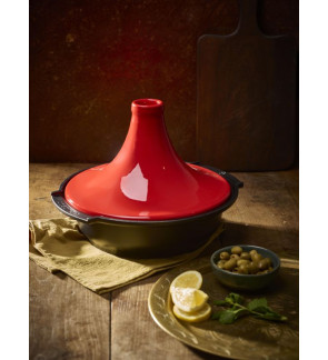 Peugeot: Tajine atlas 23 cm rood