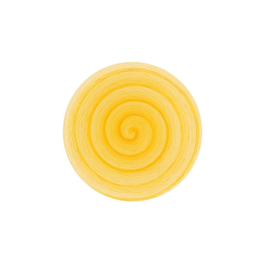 Memento: Assiette plate 27,5 cm jaune