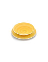 Memento: Assiette plate 27,5 cm jaune