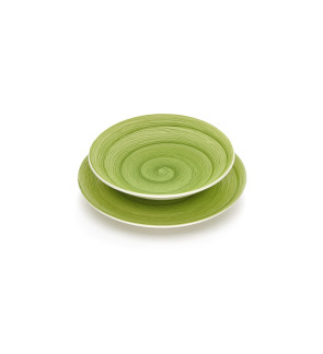 Memento: Assiette plate 27,5 cm Lime