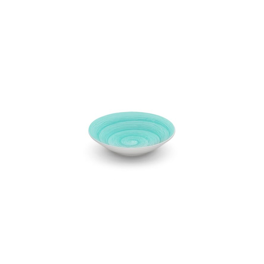 Memento: Assiette creuse 23 cm Aqua